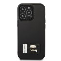 Karl Lagerfeld KLHCP13L3DKPK iPhone 13 Pro / 13 6,1" czarny/black hardcase Ikonik Patch