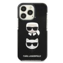 Karl Lagerfeld KLHCP13LTPE2TK iPhone 13 Pro / 13 6,1" hardcase czarny/black Karl&Choupette Head