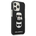 Karl Lagerfeld KLHCP13LTPE2TK iPhone 13 Pro / 13 6,1" hardcase czarny/black Karl&Choupette Head