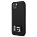 Karl Lagerfeld KLHCP13M3DKPK iPhone 13 6,1" czarny/black hardcase Ikonik Patch