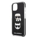 Karl Lagerfeld KLHCP13STPE2TK iPhone 13 mini 5,4" hardcase czarny/black Karl&Choupette Head