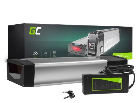 Green Cell®® E-Bike bateria 36V 20Ah Li-Ion Rear Rack z ładowarka