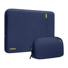 Zestaw pokrowiec na laptopa TOMTOC Defender-A13 + Etui 14'' (granatowe)