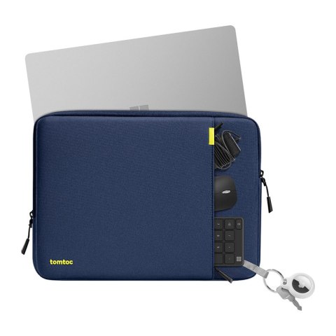 Zestaw pokrowiec na laptopa TOMTOC Defender-A13 + Etui 14'' (granatowe)