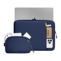 Zestaw pokrowiec na laptopa TOMTOC Defender-A13 + Etui 14'' (granatowe)