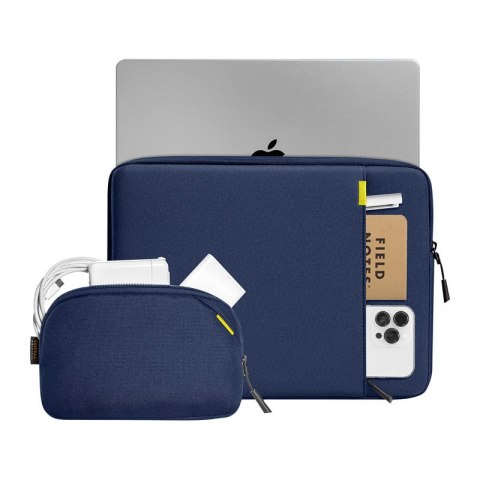 Zestaw pokrowiec na laptopa TOMTOC Defender-A13 + Etui 14'' (granatowe)
