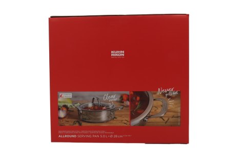 Kuhn Rikon ALLROUND Patelnia do serwowania niepowlekana 5,0 L 28 cm