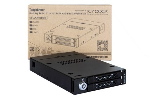 Płyta montażowa IcyDock 2x6,3cm SATAI-III w 1x3,5" RAID-Controlle