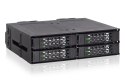 Płyta montażowa IcyDock 4x6.3cm SATAI-III w 1x5.25" HDD/SSD bk