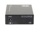 LevelOne GVT-2011 - Media konwerter - GigE - 10Base-T, 100Base-TX, 1000Base-T, 1000Base-X - RJ-45 / SFP (mini-GBIC)