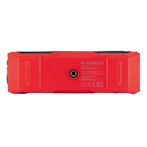 Albrecht DR 112 DAB+ Zewnętrzna korba Radio FM, SOS, Latarka, Solar, PowerBank