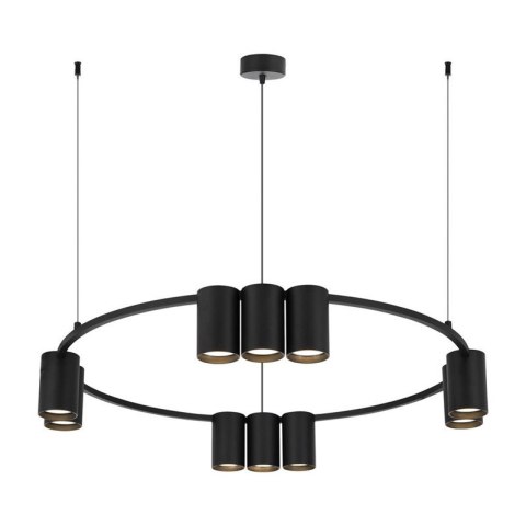 Lampa sufitowa PENDANT LIGHT PORI 10XGU10 ML0373 BLACK