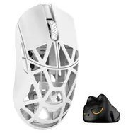WLMOUSE Beast X Mini Pro Solid Sides Gaming Maus, Omron Optical Switches - weiß