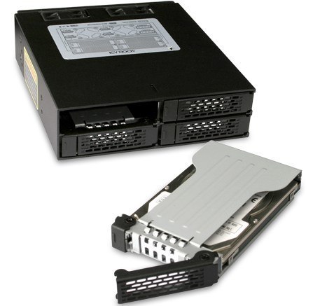 Panel nośny Icy Dock MB994SP-4SB-1, 13.3 cm (5.25"), 2.5", Aluminium, Metal, CE, REACH