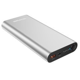 Powerbank RealPower PB-20000PD Litowo-jonowy (Li-Ion) 20000 mAh Aluminium