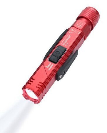 TROIKA ECO KNICKLICHT Czerwony Hand flashlight + Headband flashlight COB LED