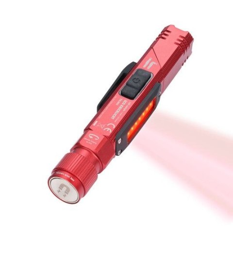 TROIKA ECO KNICKLICHT Czerwony Hand flashlight + Headband flashlight COB LED