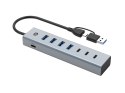 Conceptronic HUBBIES20GP huby i koncentratory USB 3.2 Gen 1 (3.1 Gen 1) Type-C 5000 Mbit/s Szary