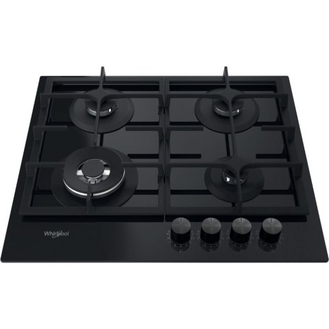 Whirlpool AKTL 629/NB1 płyta kuchenna Czarny Wbudowany 59 cm Gaz 4 stref(y)