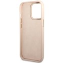 Guess GUHCP14LHG4SHP iPhone 14 Pro 6,1" różowy/pink hard case 4G Vintage Gold Logo