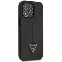 Guess GUHCP14LPSATLK iPhone 14 Pro 6,1" czarny/black hardcase SaffianoTriangle Logo