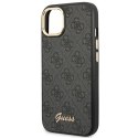 Guess GUHCP14MHG4SHK iPhone 14 Plus 6,7" czarny/black hard case 4G Vintage Gold Logo