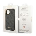 Guess GUHCP14MHG4SHK iPhone 14 Plus 6,7" czarny/black hard case 4G Vintage Gold Logo