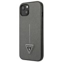 Guess GUHCP14MPSATLG iPhone 14 Plus 6,7" srebrny/silver hardcase SaffianoTriangle Logo