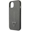 Guess GUHCP14MPSATLG iPhone 14 Plus 6,7" srebrny/silver hardcase SaffianoTriangle Logo