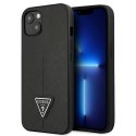 Guess GUHCP14MPSATLK iPhone 14 Plus 6,7" czarny/black hardcase SaffianoTriangle Logo