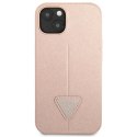 Guess GUHCP14MPSATLP iPhone 14 Plus 6,7" różowy/pink hardcase SaffianoTriangle Logo