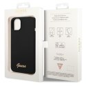 Guess GUHCP14MSLSMK iPhone 14 Plus 6,7" czarny/black hard case Silicone Vintage Gold Logo