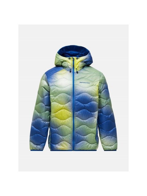 Kurtka puchowa mÄ™ska PEAK PERFORMANCE M Helium Aop Down Hood Jacket kolor multikolor - L