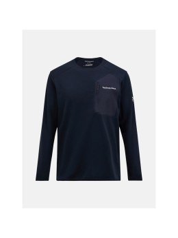 Bluza PEAK PERFORMANCE M Freelight Polartec Grid Crew czarny