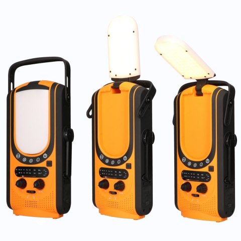 Extralink Power Ranger EPS-6000 | Powerbank | 6000mAh, Radio FM, Lampka LED, Dynamo, Panel solarny