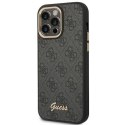 Guess GUHCP14XHG4SHK iPhone 14 Pro Max 6,7" czarny/black hard case 4G Vintage Gold Logo