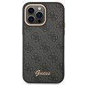 Guess GUHCP14XHG4SHK iPhone 14 Pro Max 6,7" czarny/black hard case 4G Vintage Gold Logo