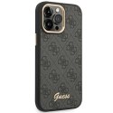 Guess GUHCP14XHG4SHK iPhone 14 Pro Max 6,7" czarny/black hard case 4G Vintage Gold Logo