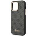 Guess GUHCP14XHG4SHK iPhone 14 Pro Max 6,7" czarny/black hard case 4G Vintage Gold Logo