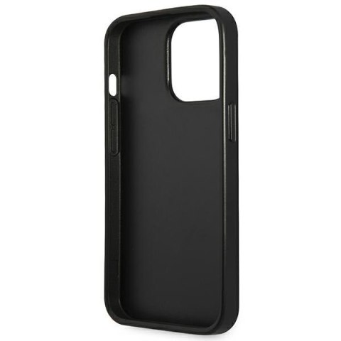 Guess GUHCP14XPSATLK iPhone 14 Pro Max 6,7" czarny/black hardcase SaffianoTriangle Logo
