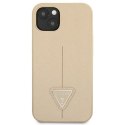 Guess GUHCP14SPSATLE iPhone 14 6,1" beżowy/beige hardcase SaffianoTriangle Logo