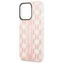 Karl Lagerfeld KLHCP14LHKLSPCP iPhone 14 Pro 6,1" hardcase różowy/pink Mono Vertical Stripe