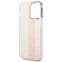 Karl Lagerfeld KLHCP14LHKLSPCP iPhone 14 Pro 6,1" hardcase różowy/pink Mono Vertical Stripe