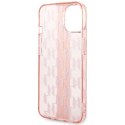 Karl Lagerfeld KLHCP14MHKLSPCP iPhone 14 Plus 6,7" hardcase różowy/pink Mono Vertical Stripe