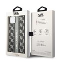 Karl Lagerfeld KLHCP14MPGKLSKG iPhone 14 Plus 6,7" hardcase szary/grey Monogram Stripe