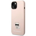 Karl Lagerfeld KLHCP14MSLCTPI iPhone 14 Plus 6,7" hardcase jasnoróżowy/light pink Silicone Choupette Body