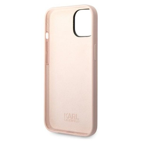 Karl Lagerfeld KLHCP14MSLKHLP iPhone 14 Plus 6,7" hardcase różowy/pink Silicone Karl`s Head