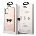 Karl Lagerfeld KLHCP14MSLKHLP iPhone 14 Plus 6,7" hardcase różowy/pink Silicone Karl`s Head