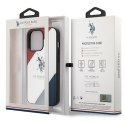 US Polo USHCP14XPSO3 iPhone 14 Pro Max 6,7" biały/white Tricolor Embossed