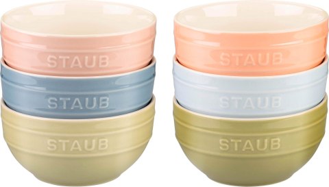 STAUB SERVING Zestaw 6 misek 12 cm, wielokolorowe